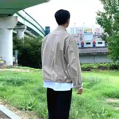 SHANTREE Loose Zip Hoodie Jacket