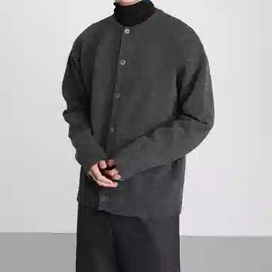 SHANTREE Round Neck Cardigan Knitwear