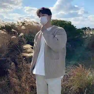 SHANTREE Casual Zip Knit Jacket