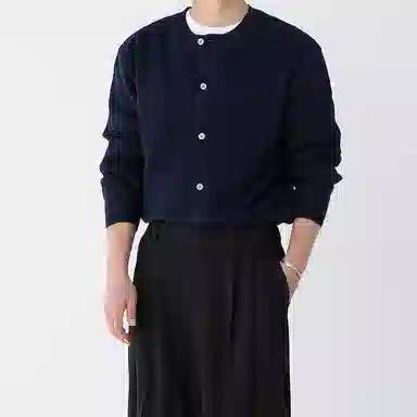 SHANTREE Round Neck Cardigan Knitwear