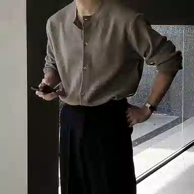 SHANTREE Round Neck Cardigan Knitwear