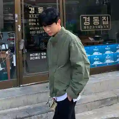 SHANTREE Loose Zip Hoodie Jacket