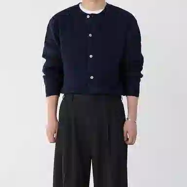 SHANTREE Round Neck Cardigan Knitwear