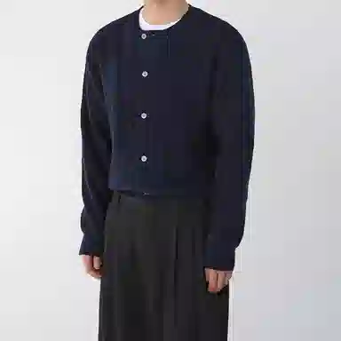 SHANTREE Round Neck Cardigan Knitwear