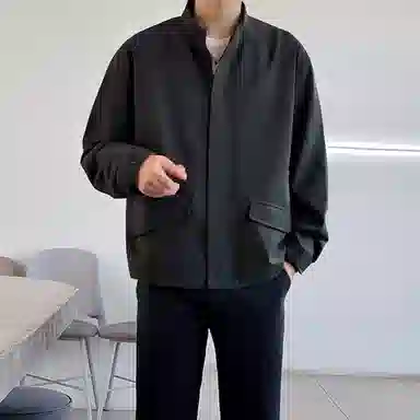 SHANTREE Loose Zip Hoodie Jacket