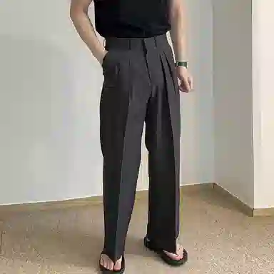 SHANTREE Classic Wide-Leg Pants