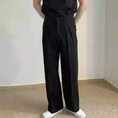 SHANTREE Classic Wide-Leg Pants