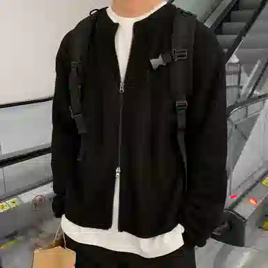 SHANTREE Retro Oversized Knit Sweater