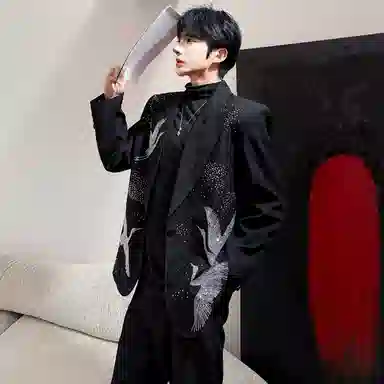 MIIRACER Black Luxury Blazer