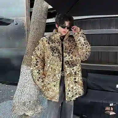 MIIRACER Silver Sequin Jacket