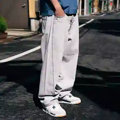 MIND ERROR Vintage Washed Elephant Jeans