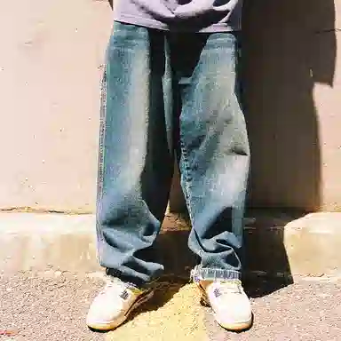 MIND ERROR Vintage Indigo Denim Jeans