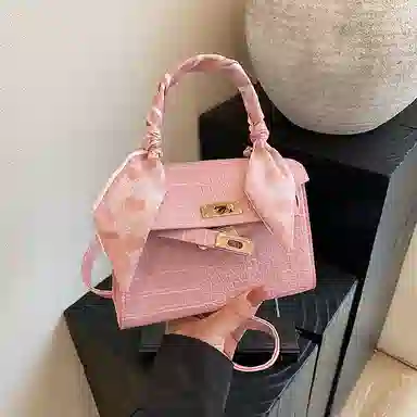 Miss Angel Stone Texture Shoulder Bag