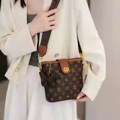 Miss Angel Crossbody Bag Brown/Beige