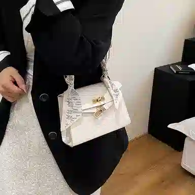 Miss Angel Stone Texture Shoulder Bag