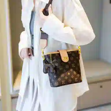 Miss Angel Crossbody Bag Brown/Beige