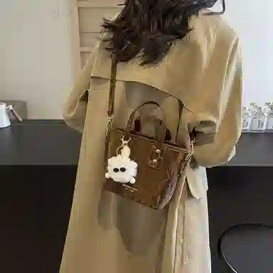 Miss Angel Crossbody Bucket Bag