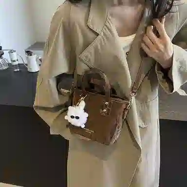 Miss Angel Crossbody Bucket Bag