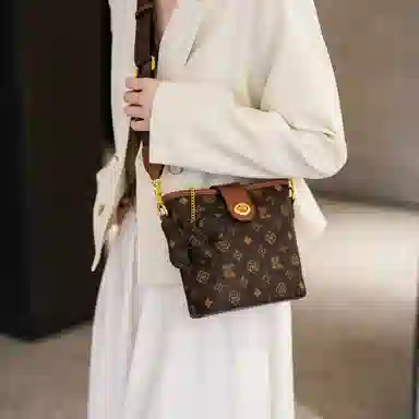 Miss Angel Crossbody Bag Brown/Beige