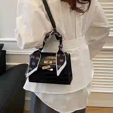 Miss Angel Stone Texture Shoulder Bag