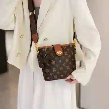 Miss Angel Crossbody Bag Brown/Beige