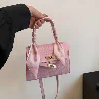 Miss Angel Stone Texture Shoulder Bag