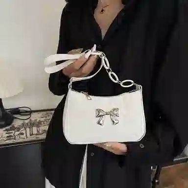 Miss Angel Bow Design Shoulder Bag