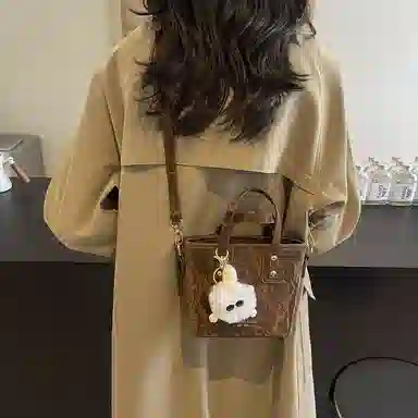 Miss Angel Crossbody Bucket Bag