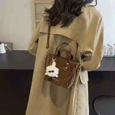 Miss Angel Crossbody Bucket Bag