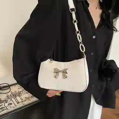 Miss Angel Bow Design Shoulder Bag