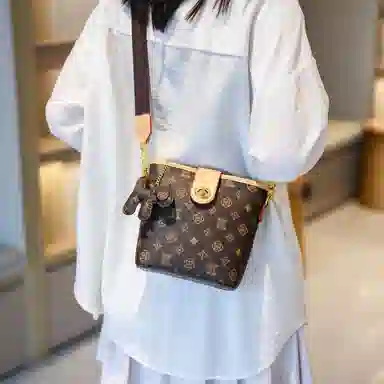 Miss Angel Crossbody Bag Brown/Beige