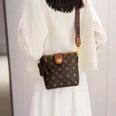 Miss Angel Crossbody Bag Brown/Beige