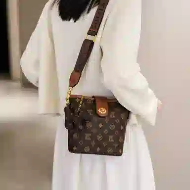 Miss Angel Crossbody Bag Brown/Beige