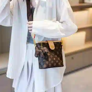 Miss Angel Crossbody Bag Brown/Beige