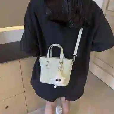 Miss Angel Crossbody Bucket Bag