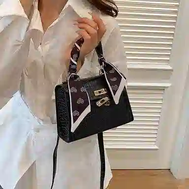 Miss Angel Stone Texture Shoulder Bag