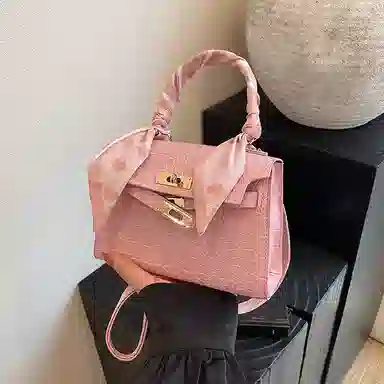 Miss Angel Stone Texture Shoulder Bag