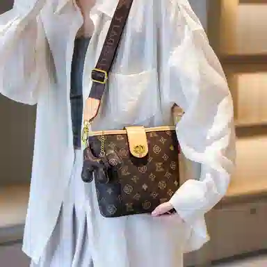 Miss Angel Crossbody Bag Brown/Beige