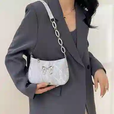 Miss Angel Bow Design Shoulder Bag