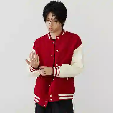 日系美式融合复古潮流宽松飞行员与棒球服 男女同款