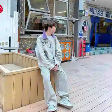 YPL Vintage Graffiti Denim Jacket