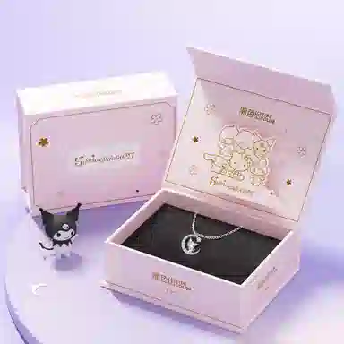 Sanrio Kuromi Star Moon Necklace S925 Silver