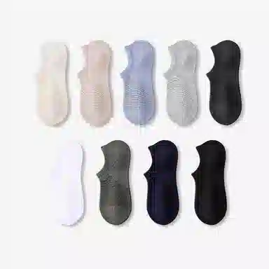 润微 春夏季 透气网眼 男款 五双装 纯棉