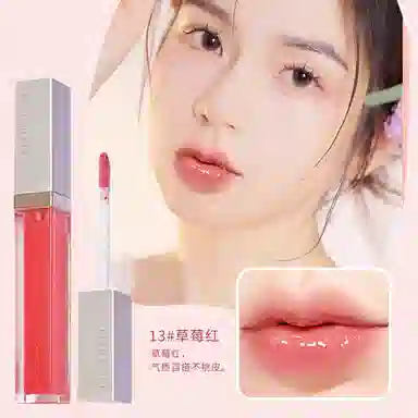 蓝色之恋 嘟嘟唇唇彩护唇精华唇蜜女口红唇釉叠涂保湿防干裂 水光 细闪
