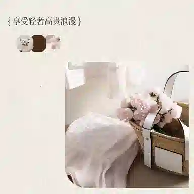 秀黛 荷叶边拼接翻领长袖可外穿睡衣套装 女款