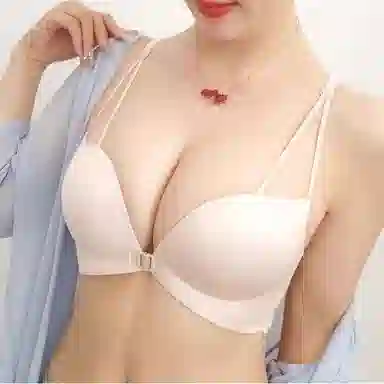 秀黛 性感豹纹美背无痕聚拢文胸 女款