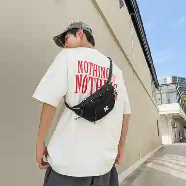 Lanyue Nylon Crossbody Waist Bag