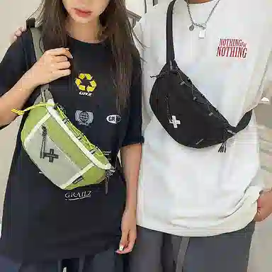 Lanyue Nylon Crossbody Waist Bag
