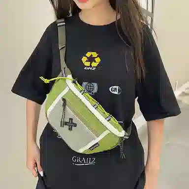 Lanyue Nylon Crossbody Waist Bag