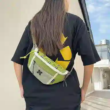 Lanyue Nylon Crossbody Waist Bag